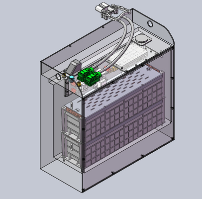 EIKTOの地位のフォークリフトのリチウム電池12.8v 200Ah