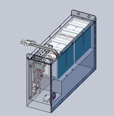 電池の暖房装置が付いている51.2V 300Ah Lifep04のリチウム電池