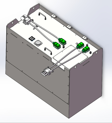 安全な安定したフォークリフトのリチウム電池LFP電池1022mmx532mmx780mm