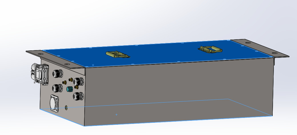 51.2V 220Ahのフォークリフトのリチウム電池3000倍980mm x 500mm x 284mm