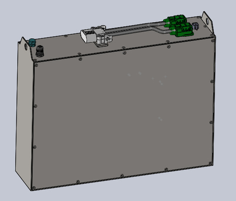 25.6V 210Ahの掘削機電池のリチウム電池700mmx170mmx564mm